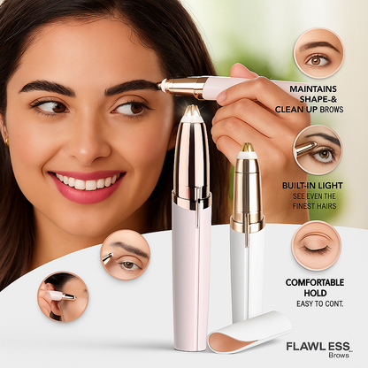 Flawless Brow Trimmer – Portable, Waterproof & Pain-Free Grooming